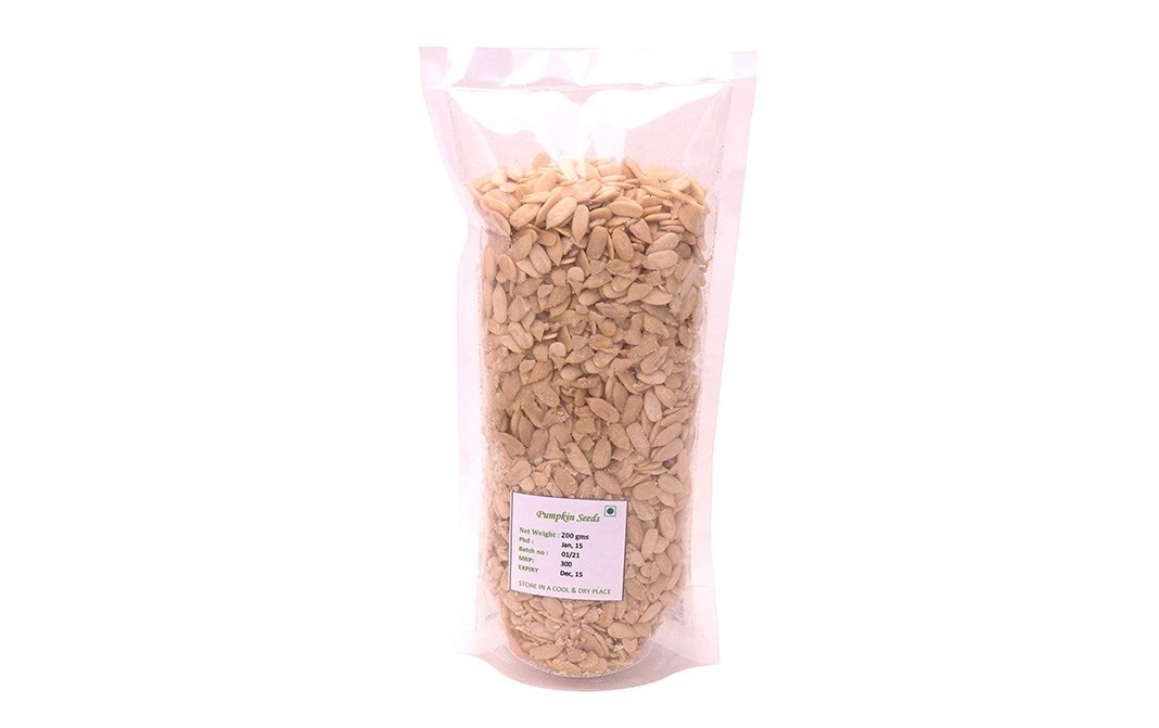 Kenny Delights Raw Pumpkin Seeds Without Shells   Pack  200 grams